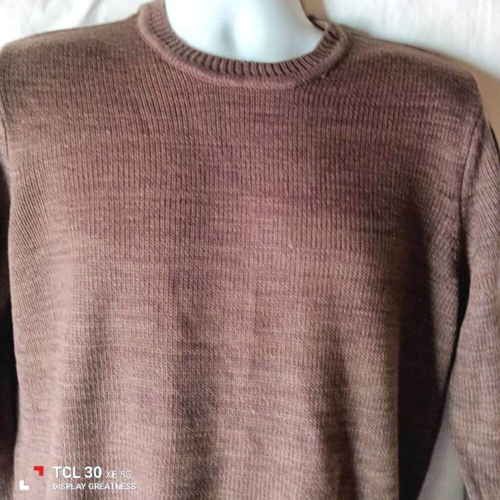 Men's Brown Crewneck Sweater Size Small NWT